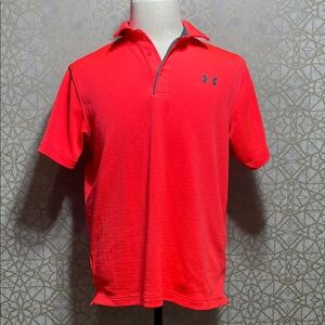 Under Armour Men's Bright Red Polo Shirt